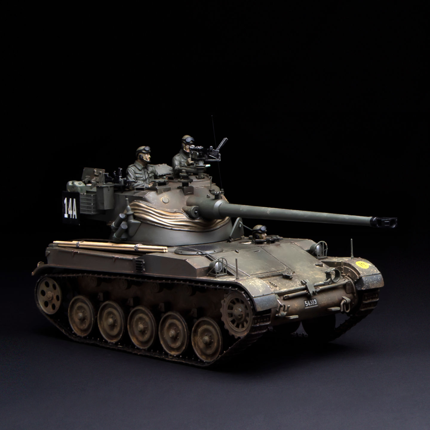 Miniature Stories miniature AMX-13 SM1 1/26 Tank Model Tank Cover