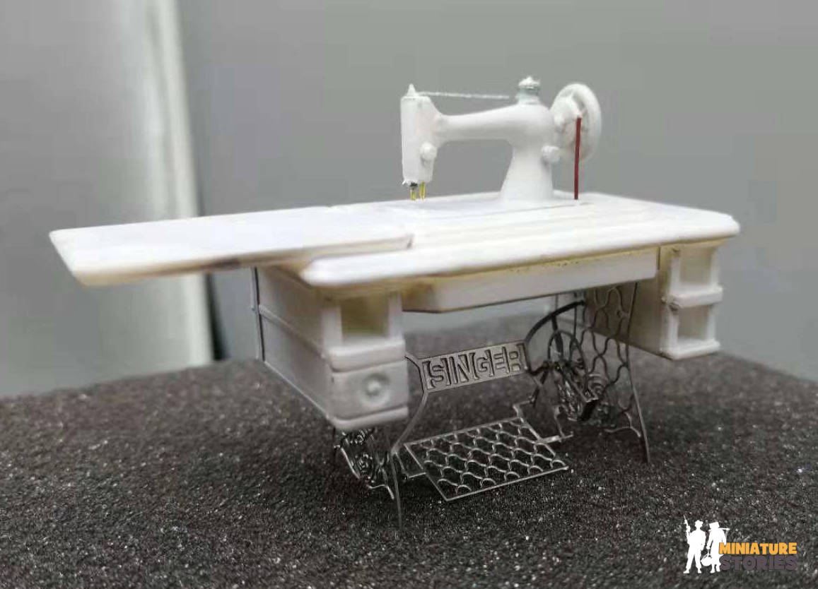Miniature Stories Heritage Series Sewing Machine WIP 2