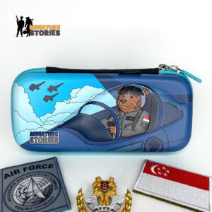 Paw-some Platoon Singapore Airforce Hardtop Pencil Case 2